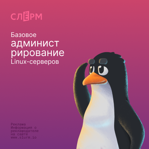 Онлайн курс Базовое администрирование Linux серверов с FirstVDS от Слёрм